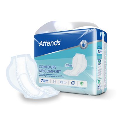 Attends Contours air comfort 7 28 stuks - Incontinentieluier