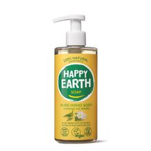 Happy Earth Handzeep jasmine ho wood Foto van Happy Earth Handzeep jasmine ho wood