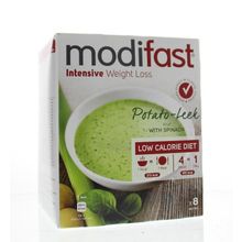 Foto van Modifast Soep prei aardappel 8 stuks