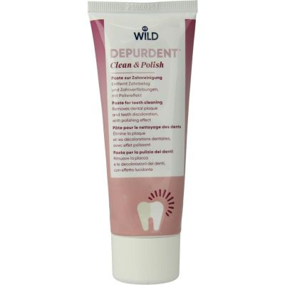 Foto van Wild Depurdent clean & polish whitening tandpasta