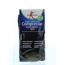 Foto van Lucovitaal Koper compressie steunsok 42 - 47