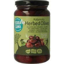 Foto van Terrasana Kalamata olijven in kruidenolie