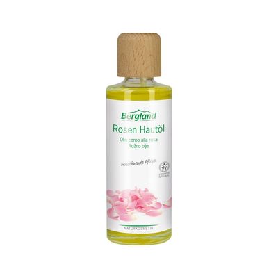 Bergland Rozen huidolie bio 125 Milliliter - Bodycreme/gel/lotion