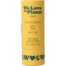 We Love Sunscreen stick vegan SPF50 Foto van We Love Sunscreen stick vegan SPF50