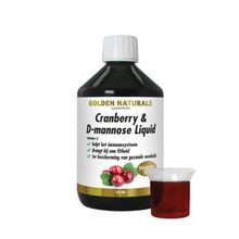 Golden Naturals Cranberry & D-mannose Liquid Foto van Golden Naturals Cranberry & D-mannose Liquid
