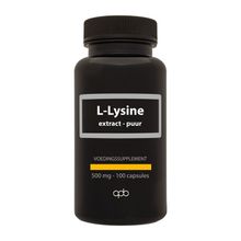 Foto van Apb Holland L-Lysine 400mg puur