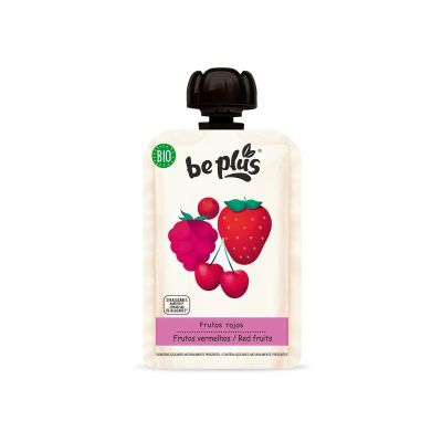 Foto van Beplus Knijpfruit 100% forest fruit bio