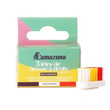 Foto van Lamazuna Set of 3 toothbrush heads soft kid