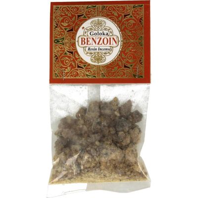 Goloka Resin incense benzoin 12-pack