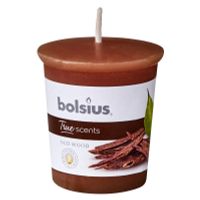 Bolsius Votive 53/45 rond true scents oud wood