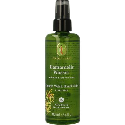 Primavera Witch hazel water bio 100 milliliter - Overig lichaam
