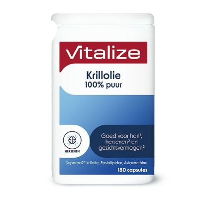 Vitalize Krillolie 100% puur Vitalize Krillolie 100% puur 180 capsules - Vetzuren