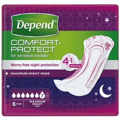 Depend Verband Maximum Night Foto van Depend Verband Maximum Night