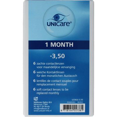 Foto van Unicare Maandlenzen -3.50