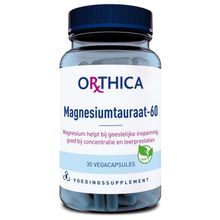 Foto van Orthica magnesiumtauraat 60 - 60 vegacapsules