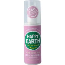 Foto van Happy Earth Pure deodorant spray lavender ylang