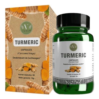 Vanan Turmeric capsules Vanan Turmeric capsules 60 capsules - Overige vitaminen/mineralen