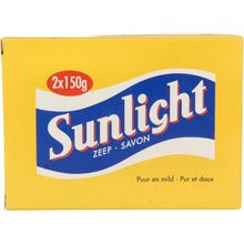 Foto van Sunlight Huishoudzeep 2 x 150 gram