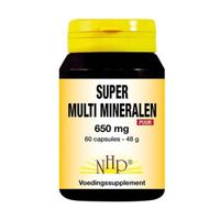 NHP Super multi mineralen 650 mg puur