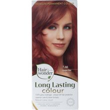 Foto van Henna Plus Long lasting colour 7.46 copper red