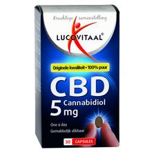 Foto van Lucovitaal Cannabidiol CBD 5 mg