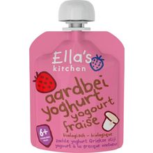 Foto van Ella's Kitchen Aardbei yoghurt griekse stijl 6+ maanden