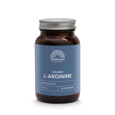 Mattisson L-Arginine 500mg 60 Vegetarische capsules - Aminozuren