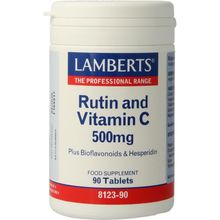 Foto van Lamberts Vitamine C 500 mg rutine & bioflavonoiden