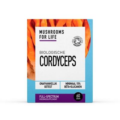 Mushrooms F Life Cordyceps poeder bio 60 gram - Algemeen