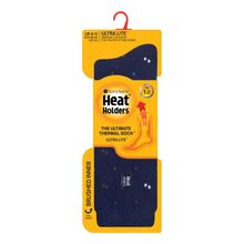 Foto van Heat Holders Mens ultra lite socks micro navy 6-11