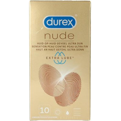 Durex Nude extra lube condooms