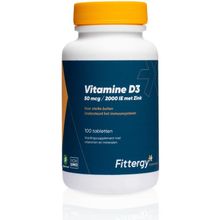 Foto van Fittergy Vitamine D3 50 mcg met zink