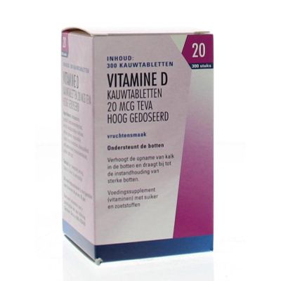 Teva Vitamine D 20 mcg 800IE