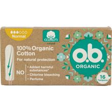 Foto van OB Tampons organic normal