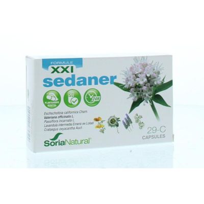 Soria Sedaner XXI 29-C Soria Sedaner XXI 29-C 30 capsules - Overige vitaminen/mineralen