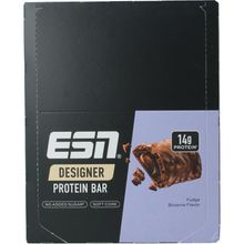 ESN Fudge brownie bar 45g Foto van ESN Fudge brownie bar 45g