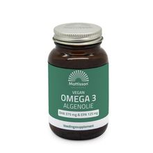 Foto van Mattisson Omega 3 algenolie DHA 375 mg / EPA 125 mg vegan