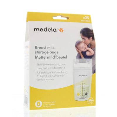 hun Wasserette eenheid Medela Moedermelk bewaarzakjes - 25 stuks - Medimart.nl - (3764186)