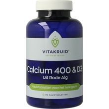 Foto van Vitakruid Calcium 400 & D3 uit rode alg