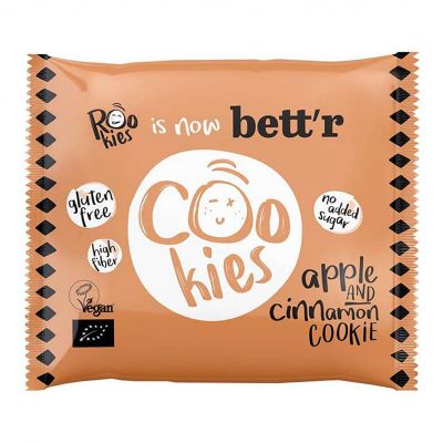 Rookies Cookie apple & cinnamon glutenvrij bio 40 gram - Koek
