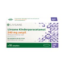 Foto van Livsane Paracetamol 240 mg