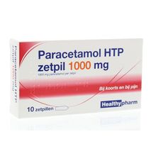 Foto van Healthypharm Paracetamol 1000 mg