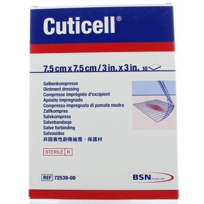 Cuticell Zalfcompres 7.5 x 7.5 cm