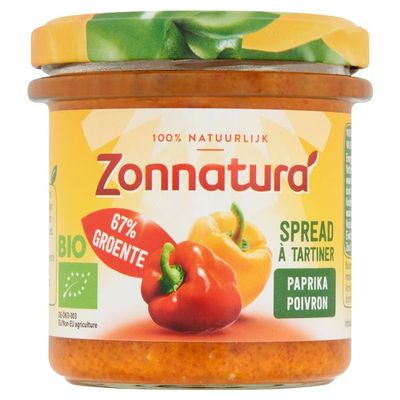 Zonnatura Groentespread paprika