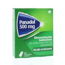 Foto van Panadol glad 500 mg