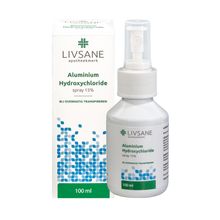 Foto van Livsane Aluminium hydrochloride spray 15%