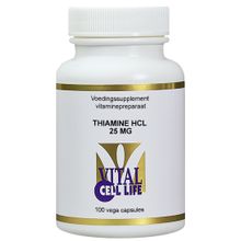 Foto van Vital Cell Life Thiamine HCL 25 mg