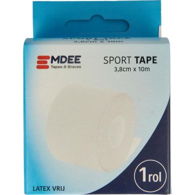 Sport tape 3.8 cm x 10 m wit 1 stuk - Sport verzorging