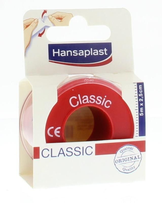 Hansaplast Hechtpleister classic 5 m x 2.5 1 stuks - Medimart.be - (3334293)