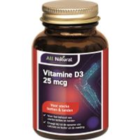 All Natural Vitamine D3 25mcg